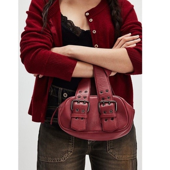 Free People Red Mini Bag